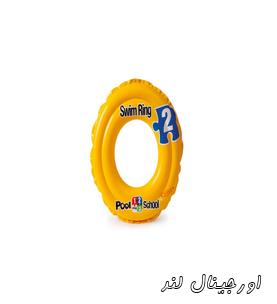 حلقه شنا بادی زرد رنگ اینتکس کد 58231 intex