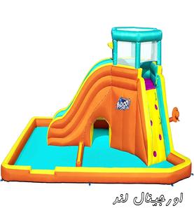 قلعه بادی بزرگ کودک با سرسره مواج کد 53385 Bestway