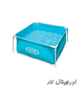 استخر پیش ساخته برزنتی مربع 122*122 اینتکس کد 57173 intex