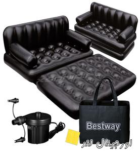 کاناپه بادی تخت شو با پمپ برقی 75056 Bestway