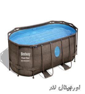 استخر پیش ساخته 4 متری آکواریومی بست وی کد 56714 Bestway